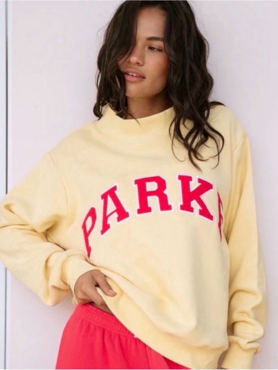 Parke Tops - PARKE *NEW* summerland lemonade mockneck